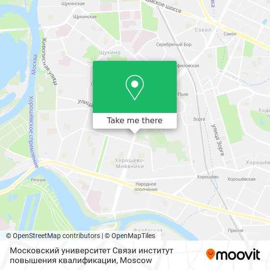 Московский университет Связи институт повышения квалификации map