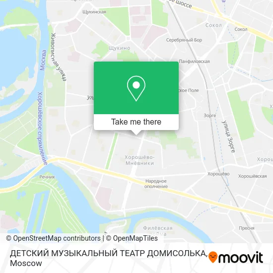 ДЕТСКИЙ МУЗЫКАЛЬНЫЙ ТЕАТР ДОМИСОЛЬКА map