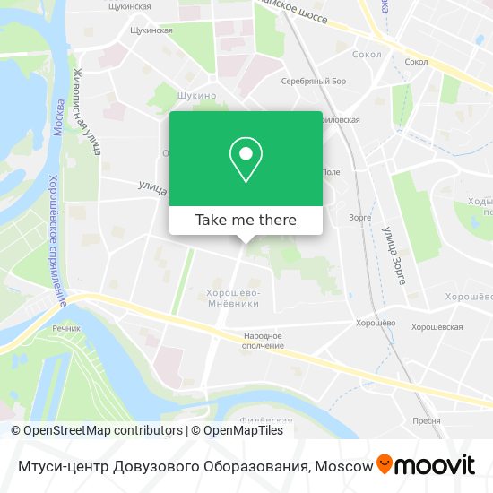 Мтуси-центр Довузового Оборазования map