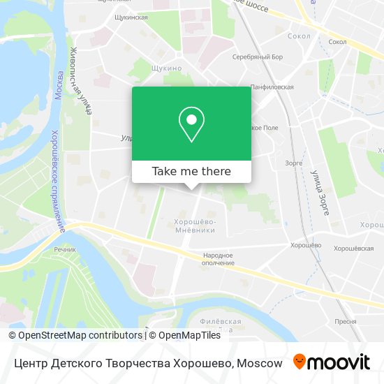 Центр Детского Творчества Хорошево map