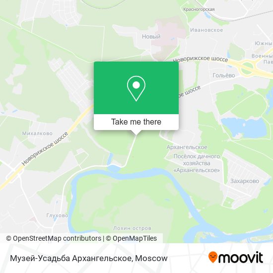 Музей-Усадьба Архангельское map