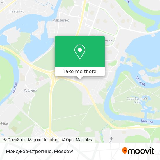 Мэйджор-Строгино map
