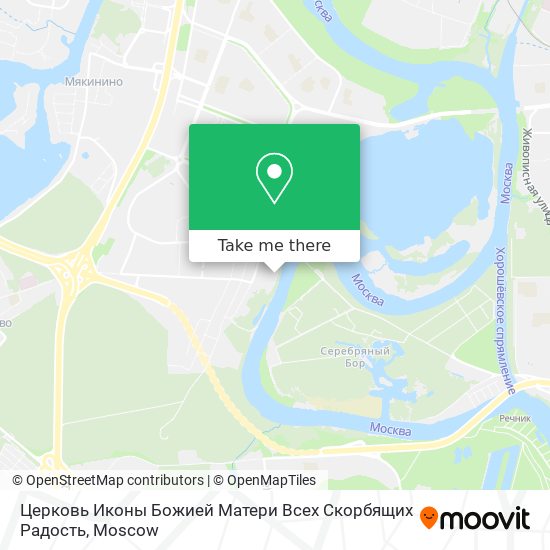 Церковь Иконы Божией Матери Всех Скорбящих Радость map