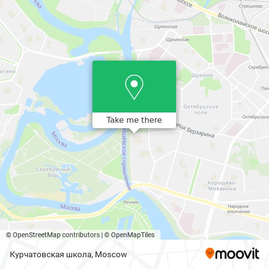 Курчатовская школа map