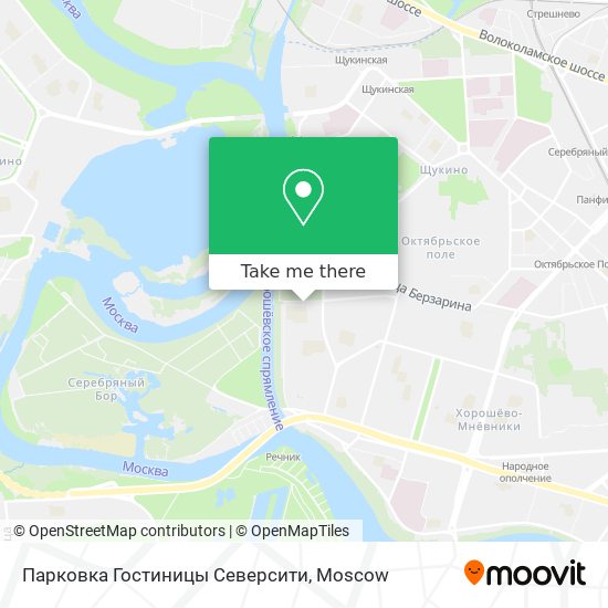 Парковка Гостиницы Северсити map