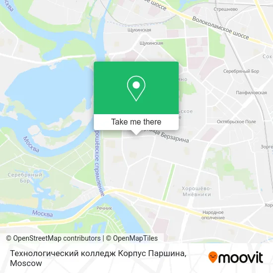 Технологический колледж Корпус Паршина map