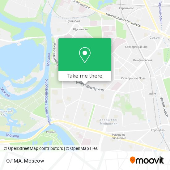 ОЛМА map