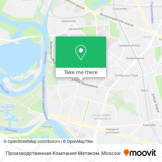 Производственная Компания Метаком map