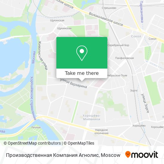 Производственная Компания Агнолис map