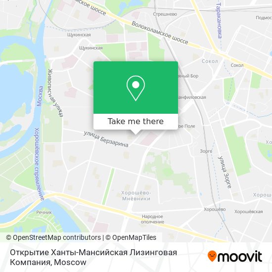 Открытие Ханты-Мансийская Лизинговая Компания map