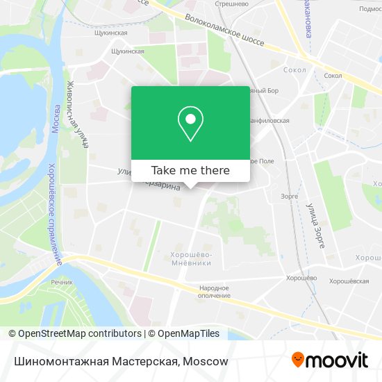 Шиномонтажная Мастерская map