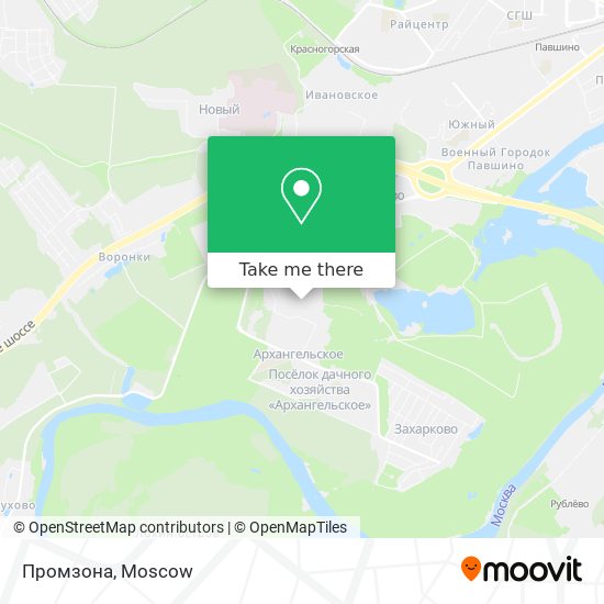 Промзона map