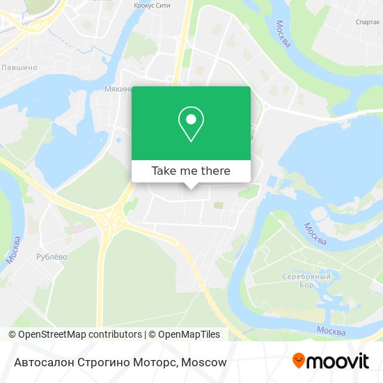 Автосалон Строгино Моторс map