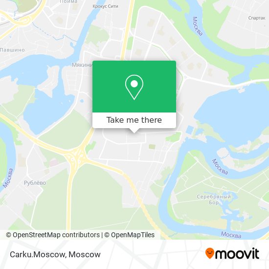 Carku.Moscow map