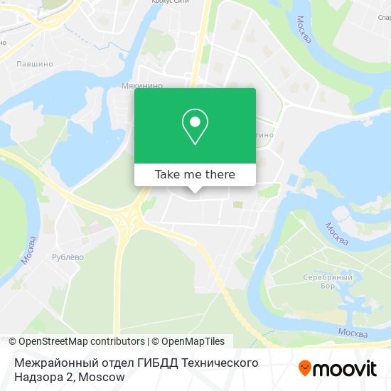 Межрайонный отдел ГИБДД Технического Надзора 2 map