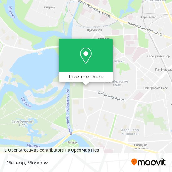 Метеор map