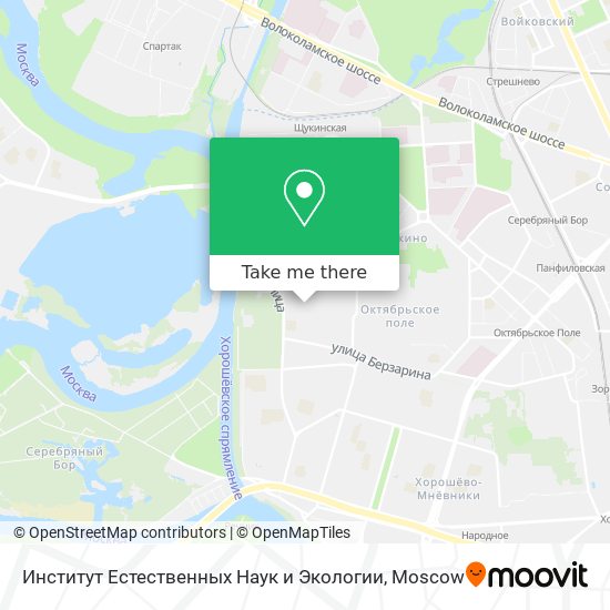 Институт Естественных Наук и Экологии map