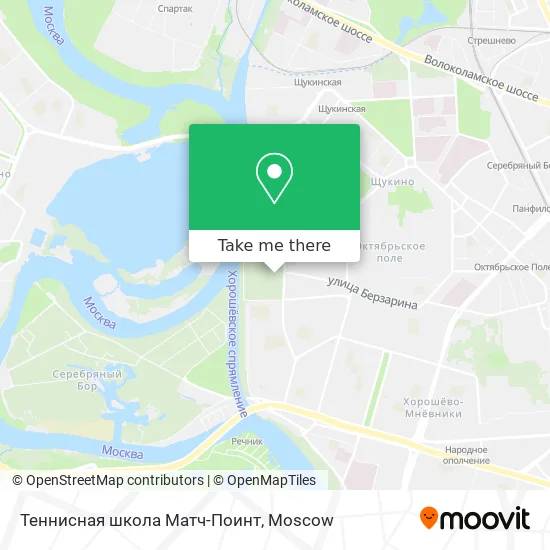 Теннисная школа Матч-Поинт map