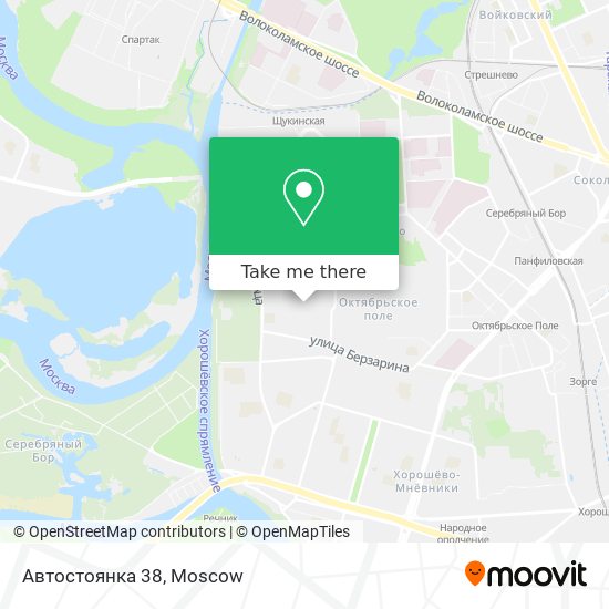 Автостоянка 38 map
