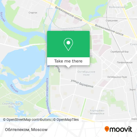 Облтелеком map