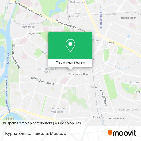 Курчатовская школа map