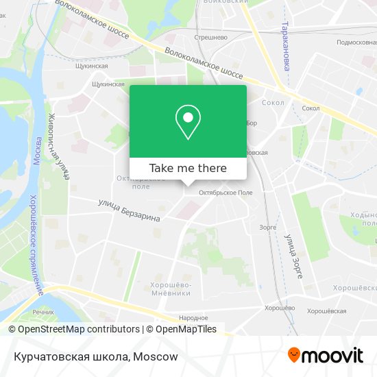 Курчатовская школа map
