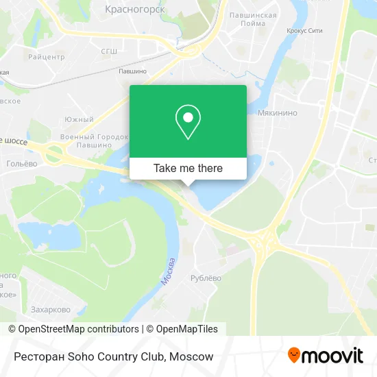 Ресторан Soho Country Club map