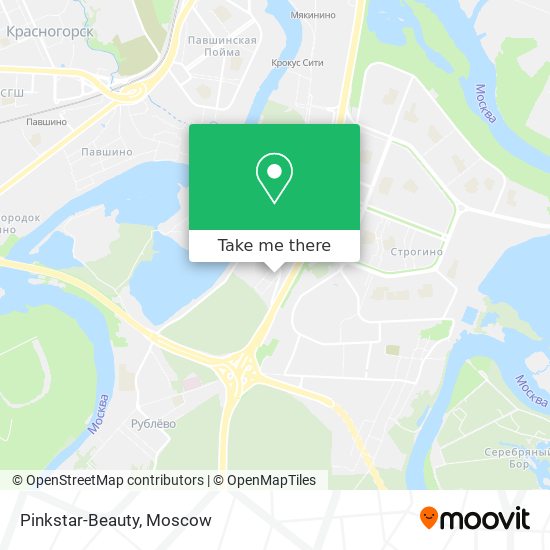 Pinkstar-Beauty map