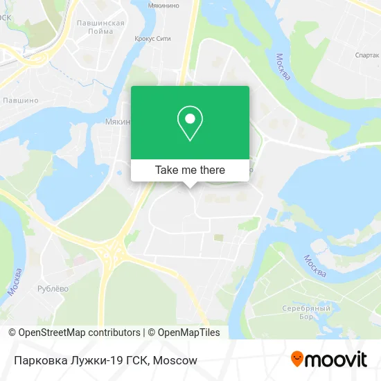 Парковка Лужки-19 ГСК map