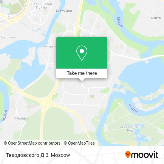 Твардовского Д.3 map