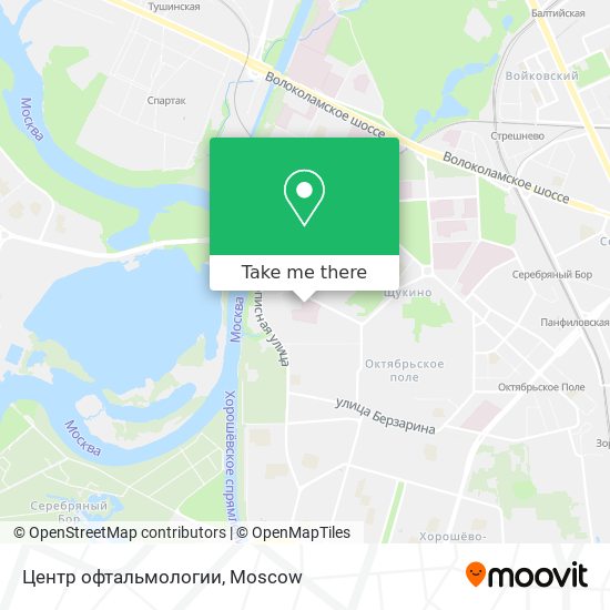 Центр офтальмологии map