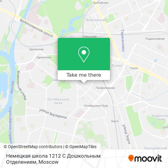 Немецкая школа 1212 С Дошкольным Отделением map