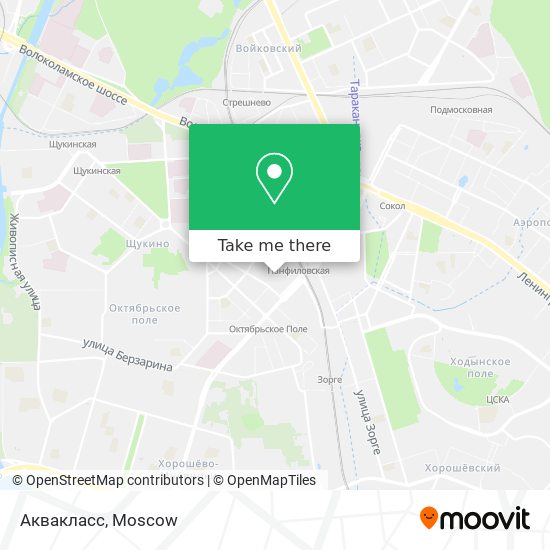 Аквакласс map