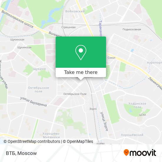 ВТБ map