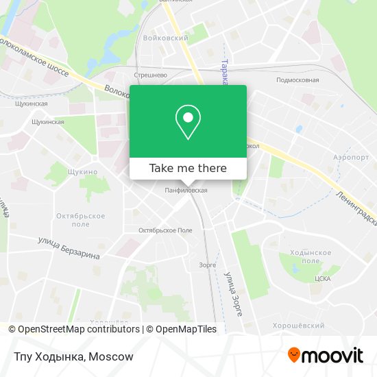 Тпу Ходынка map