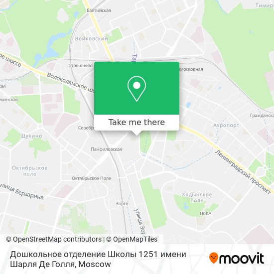 Дошкольное отделение Школы 1251 имени Шарля Де Голля map