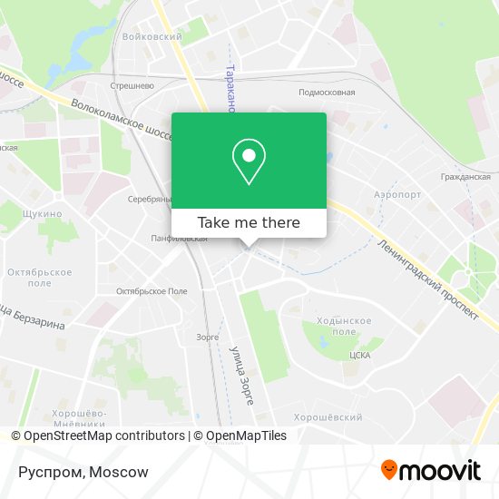 Руспром map