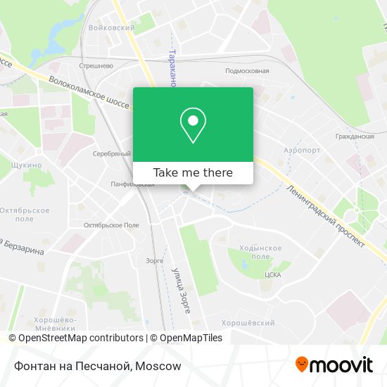 Фонтан на Песчаной map
