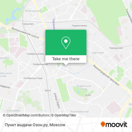 Пункт выдачи Озон.ру map