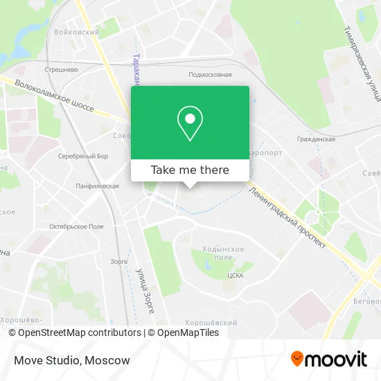 Move Studio map