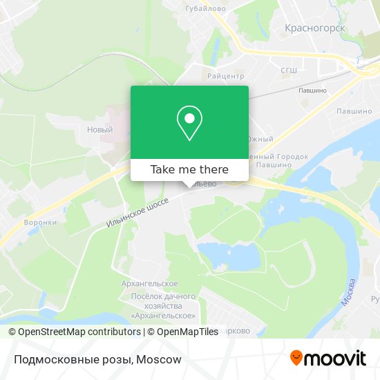 Подмосковные розы map