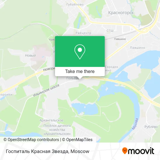 Госпиталь Красная Звезда map