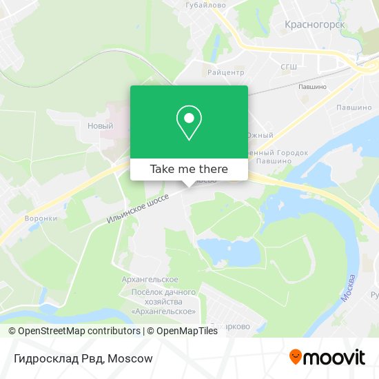 Гидросклад Рвд map