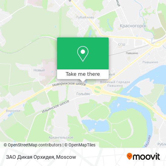 ЗАО Дикая Орхидея map