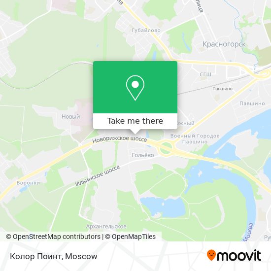 Колор Поинт map