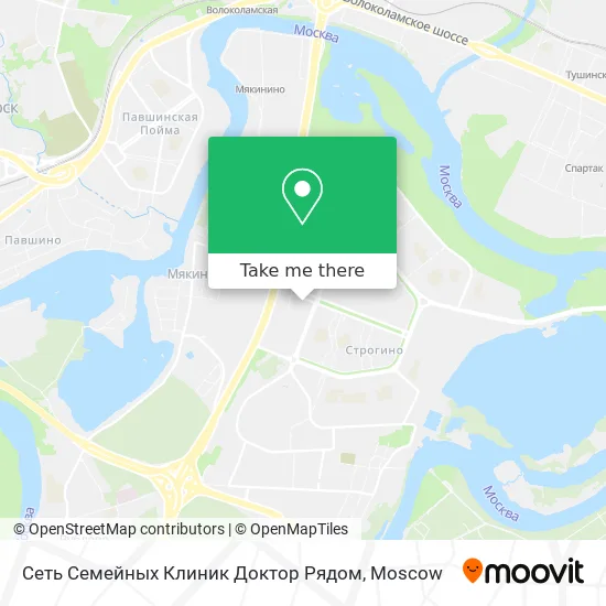 Сеть Семейных Клиник Доктор Рядом map