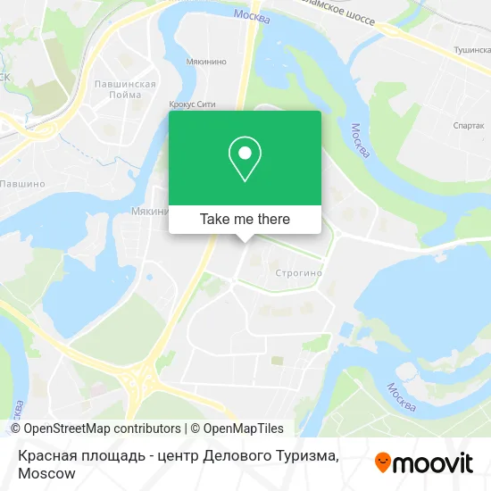 Красная площадь - центр Делового Туризма map