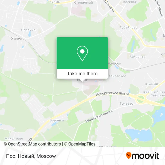 Пос. Новый map