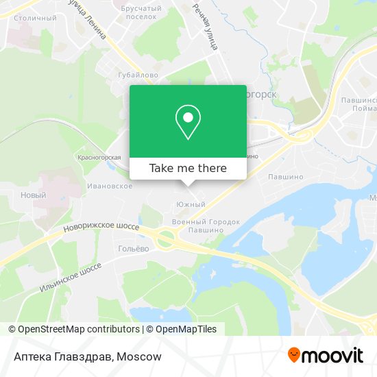 Аптека Главздрав map