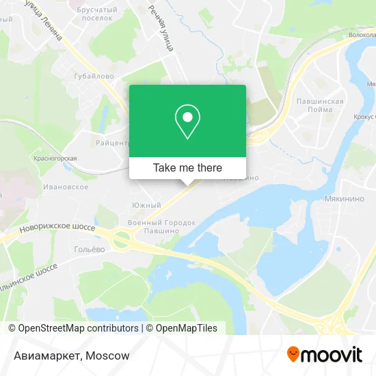 Авиамаркет map